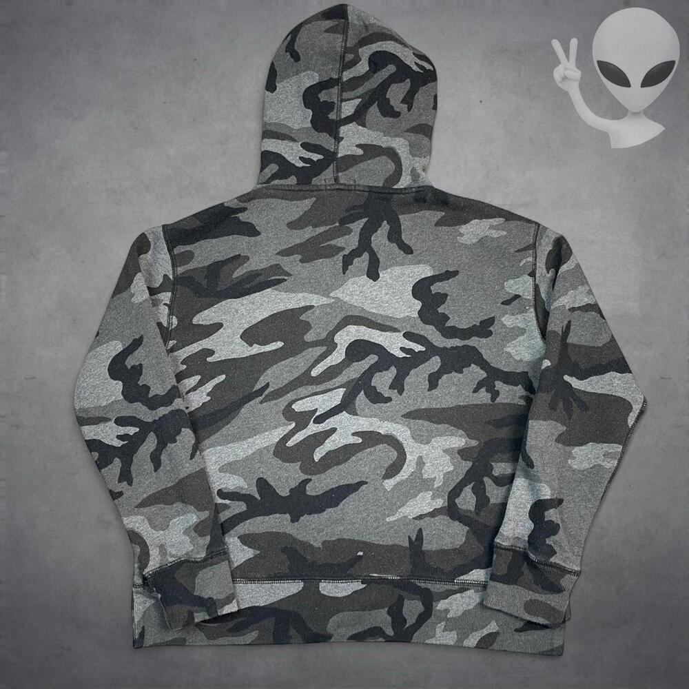 Polo Ralph Lauren Women's Small Black Camo Full Zip Hoodie - Picture 5 of 6
